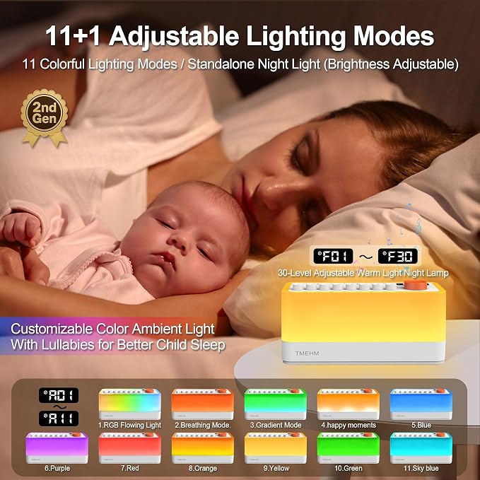 TMEHM 3-in-1 Sleep Sound Machine - Image 4