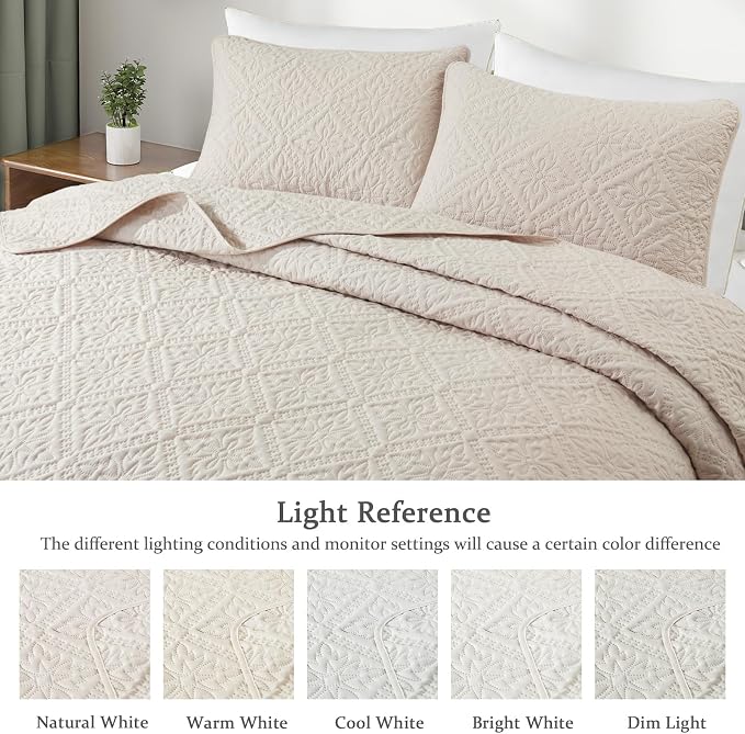 Exclusivo Mezcla Twin Quilt Bedding Set, Lightweight Soft Bedspreads Coverlets - Image 3