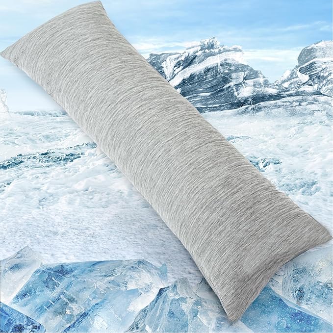 CHOSHOME Body Pillow Cover, Cooling Pillow Cases Zipper Long Pillow Case by CHOSHOME