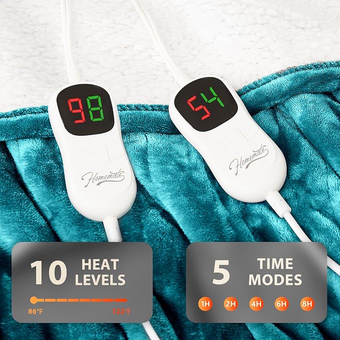 Homemate Electric Heated Blanket Queen - Image 4