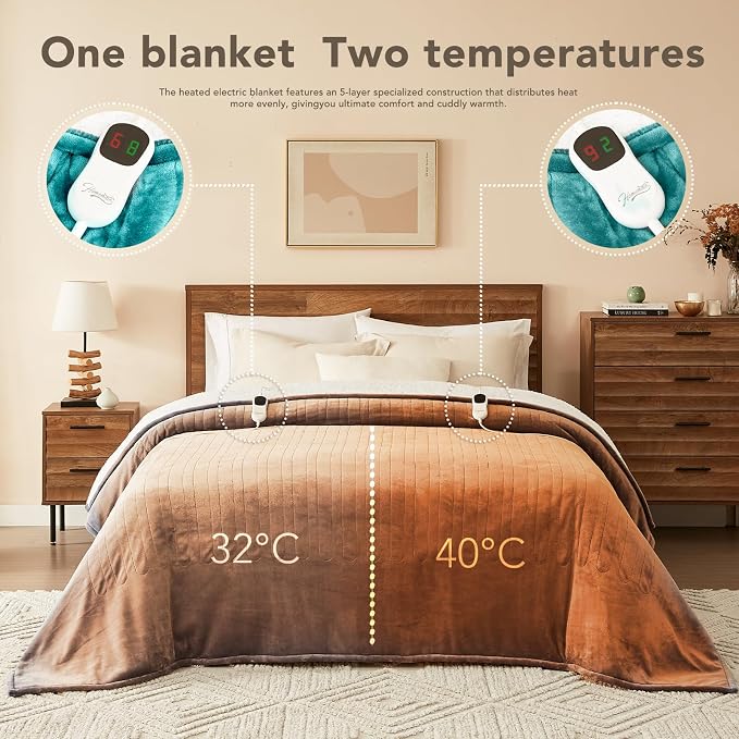 Homemate Electric Heated Blanket King - Image 6