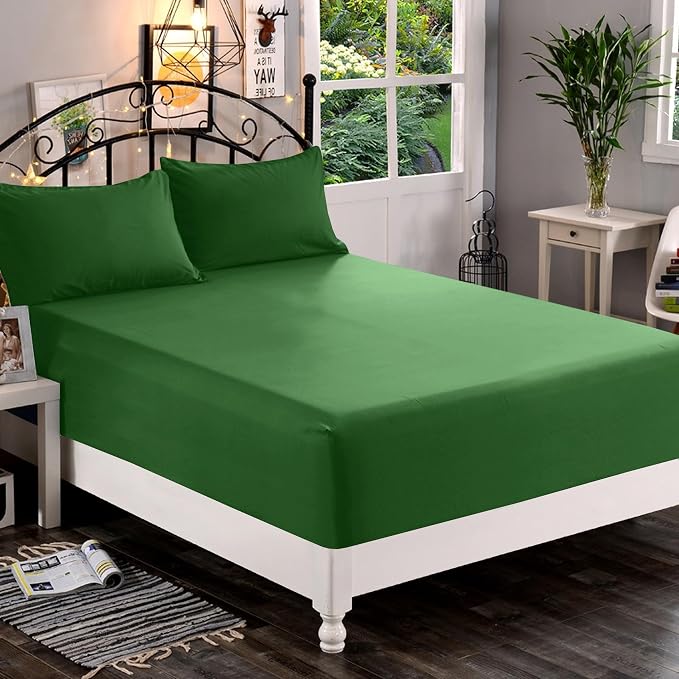 Elegant Comfort 1500 Premium Quality Fitted Sheet Ultra Soft 18-24 Inch Extra - Image 2