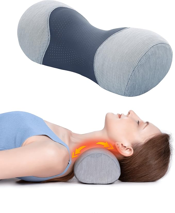 Bespilow Small Neck Roll Pillow, Say Goodbye to Neck Pain, Cervical Memory Foam - Image 9