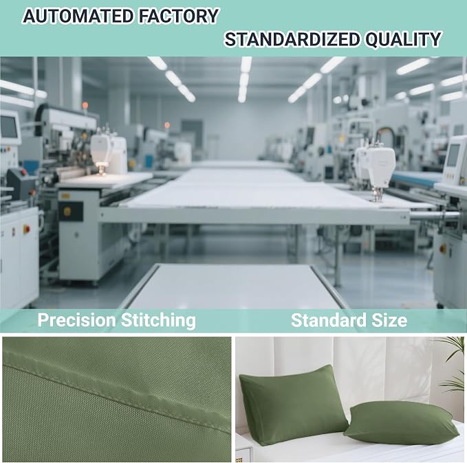ZPECC Pillow Cases King Size Set of 12, 20x36 Envelope Closure Pillowcases - Image 4