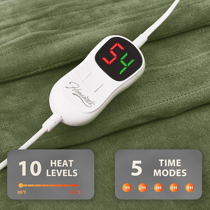 Homemate Electric Heated Blanket King Size - Image 4