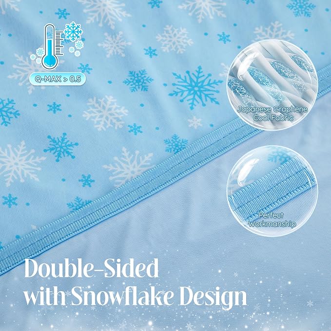 OIGAE Cooling Blanket for Hot Sleepers - Image 5