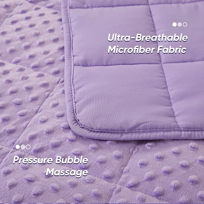 Weighted Blanket for Adults, Comfortable and Soft Throw Weighted Blanket - Image 2