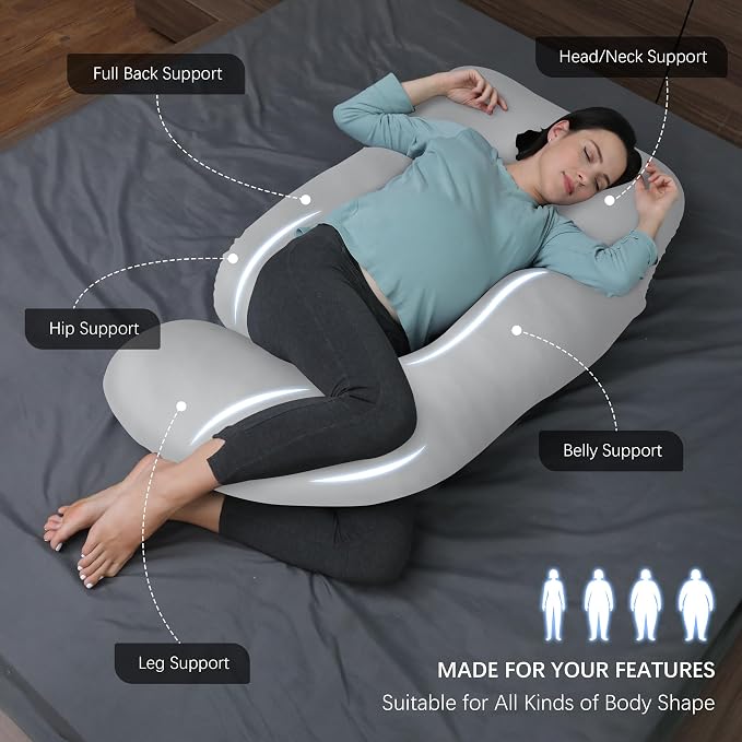 MOON PARK Pregnancy Pillows for Sleeping - Image 2