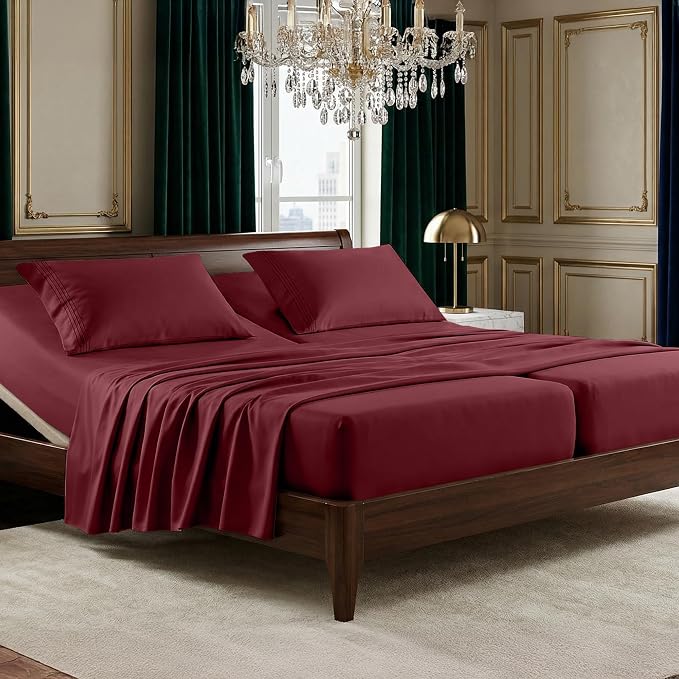 Elegant Comfort Luxurious 1500 Premium Hotel Quality Microfiber Three Line by ELEGANTCOMFORT