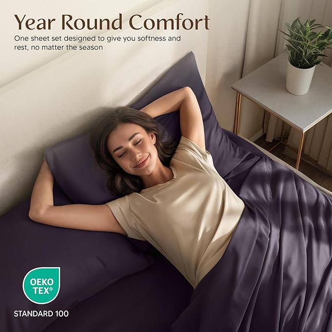 Utopia Bedding Queen Size Sheet Set – 4 Piece Bed Sheets, Soft and Breathable - Image 3