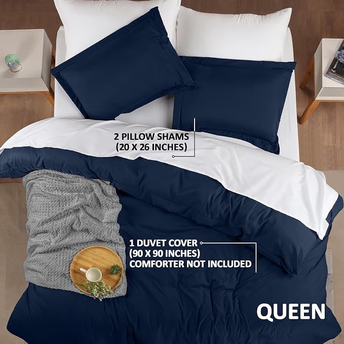 Utopia Bedding Duvet Cover Queen Size - Image 2