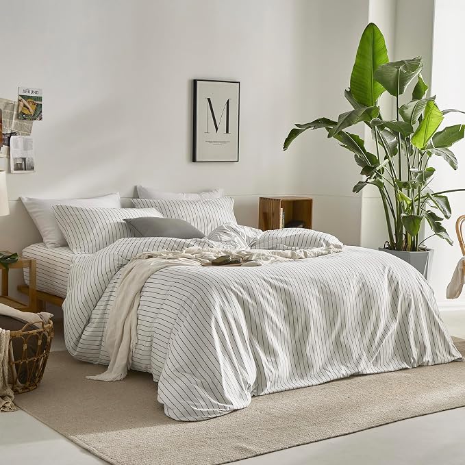 JELLYMONI Striped Duvet Cover Set - Image 2