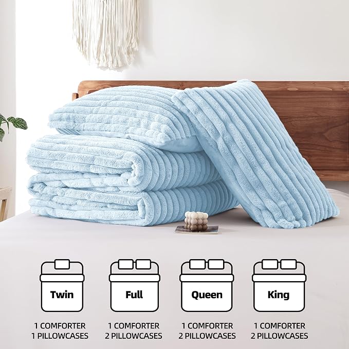 Smoofy Fluffy Twin Comforter Sets 2 Pieces - Image 7