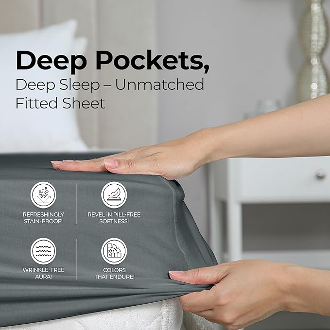 Utopia Bedding Cal King Fitted Sheet - Image 4