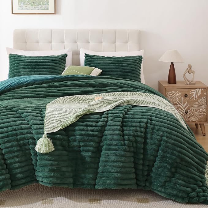 Smoofy Fluffy Queen Comforter Set 3 Pieces by SMOOFY