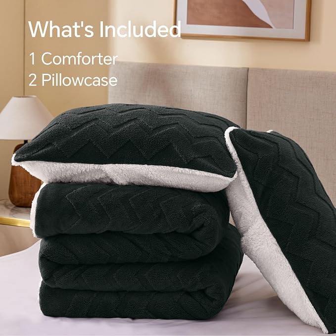 BEDELITE Fluffy Twin Comforter Set - Image 8