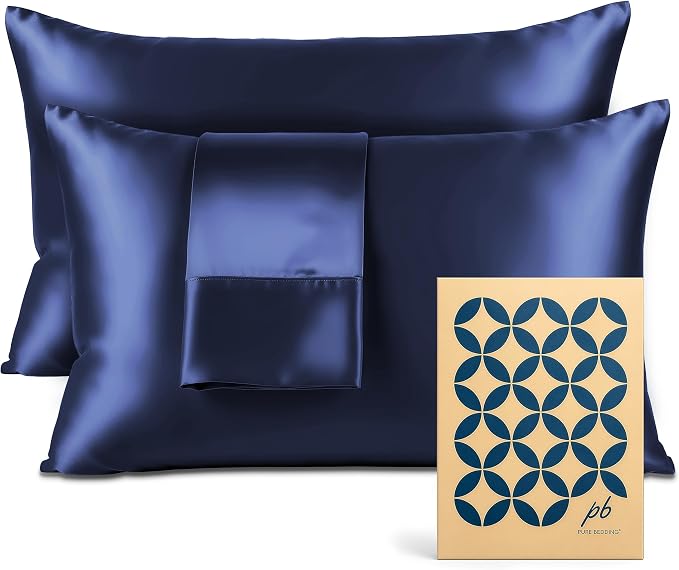 Pure Bedding Satin Pillowcase 2 Pack by PureBedding