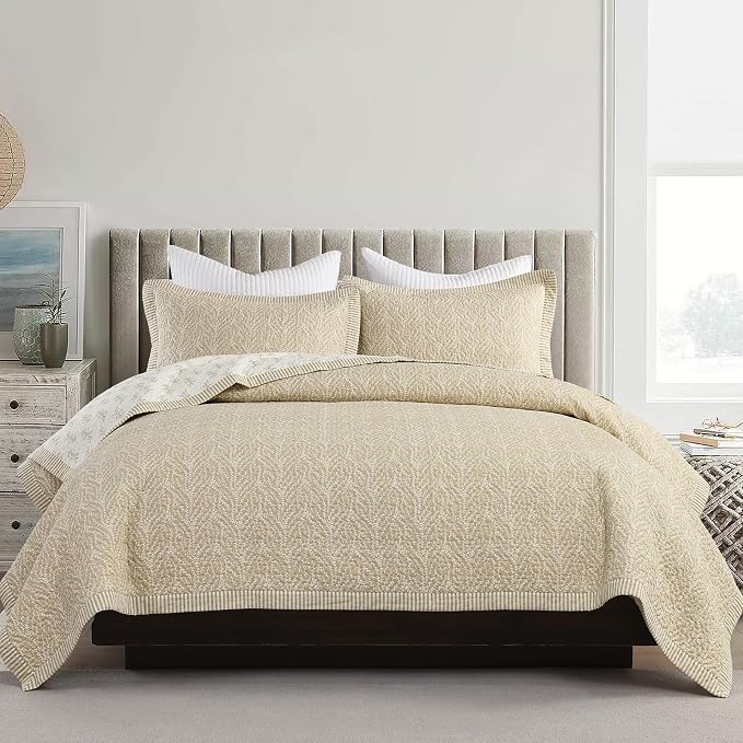 SahSahCasa Quilt Set Queen Size, 100% Cotton Quilt Bedding Set Bedspread - Image 4