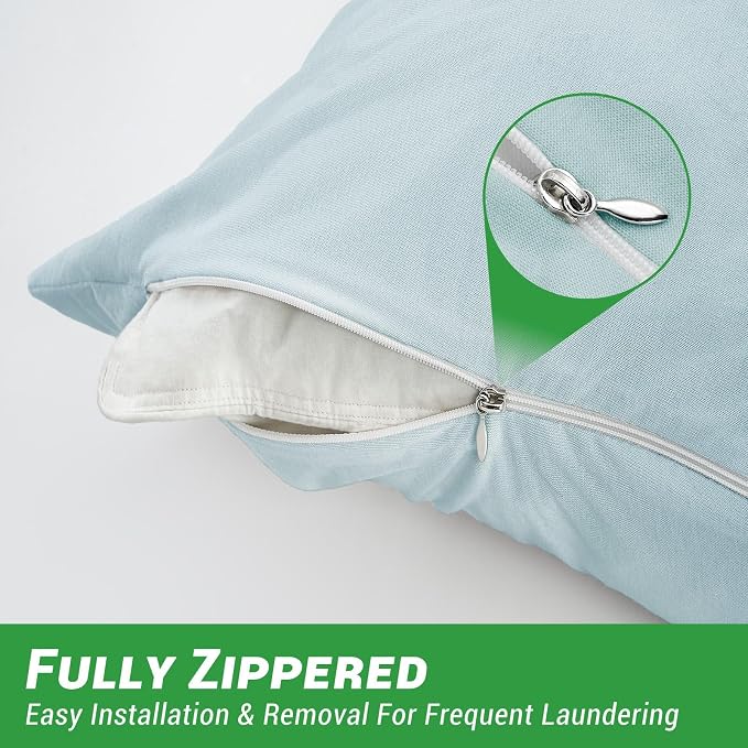 Gogreen Bamboo Rayon Waterproof Pillow Protector, Breathable Pillow Cover - Image 3
