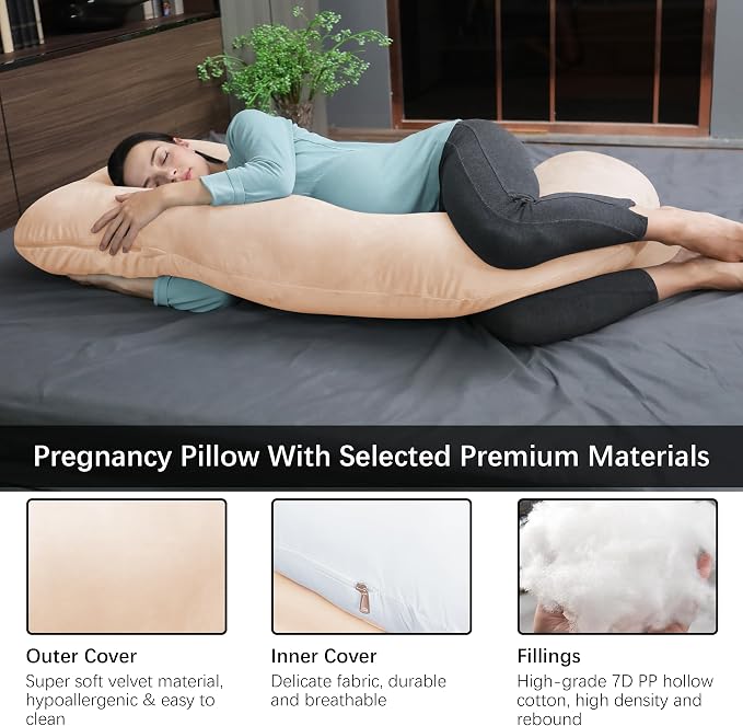 MOON PARK Pregnancy Pillows for Sleeping - Image 3