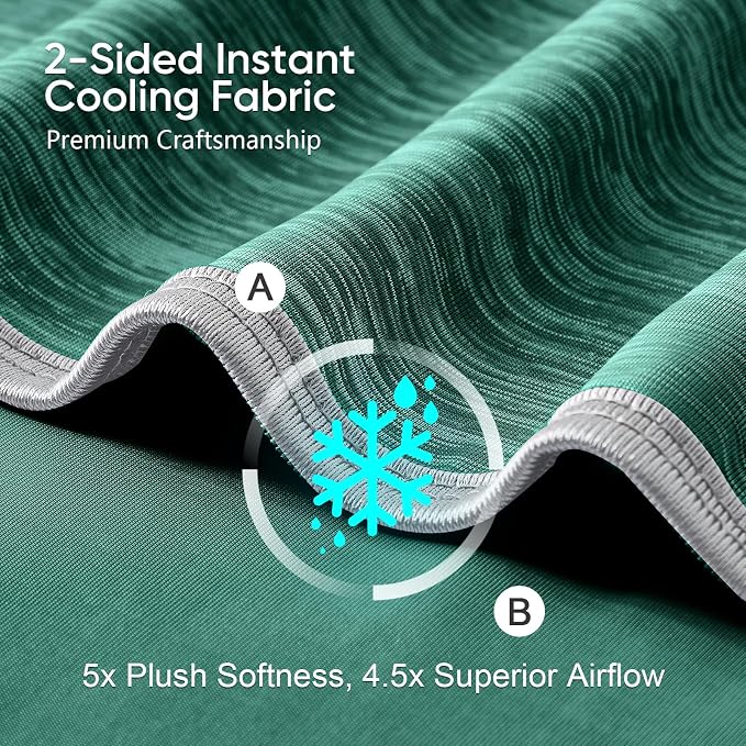 KMUSET Cooling Blanket Full Size（80"x90", Double Sided Summer Cooling Blankets - Image 3