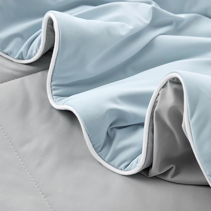 Cozy Bliss Cooling Comforter Twin Size, Cooling Blankets - Image 8