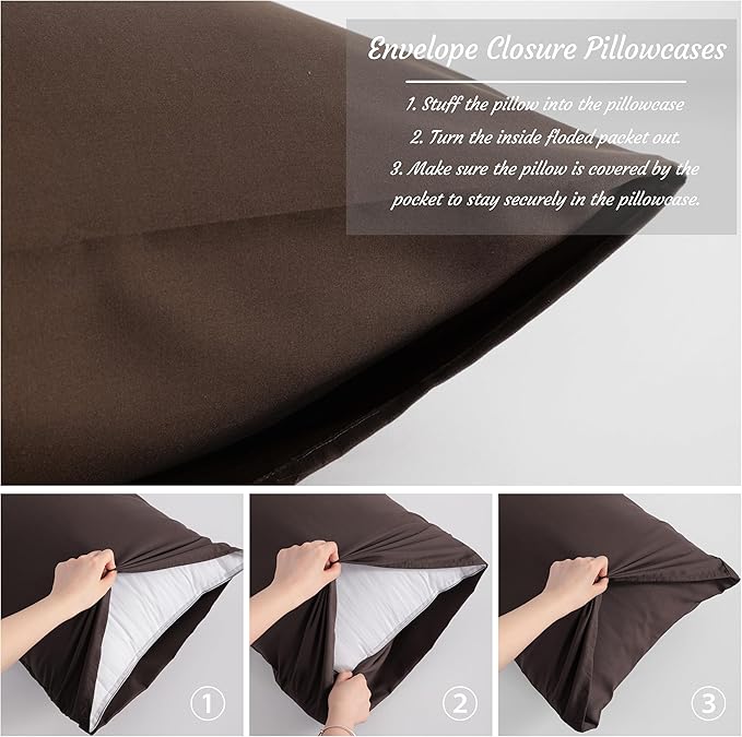 NTBAY Toddler Pillow Cases Set of 2, 2 Pack Brushed Microfiber 14x20 Pillow - Image 4