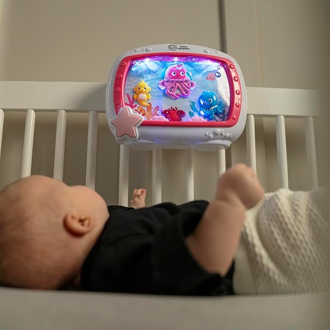 Baby Einstein Sea Dreams Soother Musical Crib Toy and Sound Machine, Newborn - Image 2