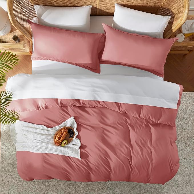Nestl Pink Clay Duvet Cover Full Size - Image 5