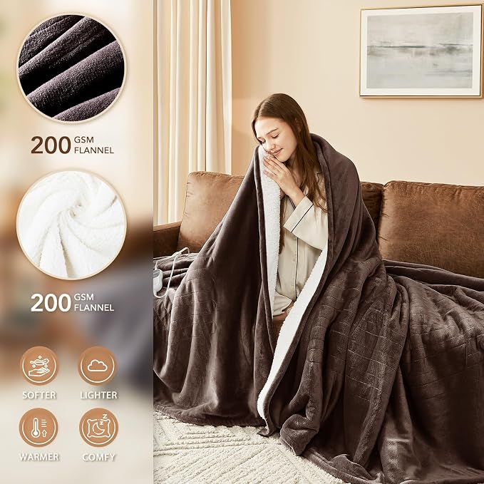 Homemate Electric Heated Blanket Twin - Image 3