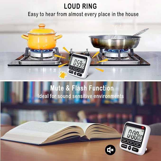 KTKUDY Digital Kitchen Timer - Image 3