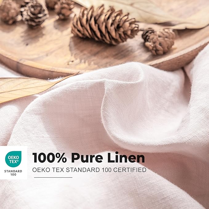 Simple&Opulence 100% Washed Linen Duvet Cover - Image 2