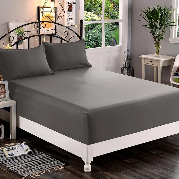 Elegant Comfort 1500 Premium Quality Fitted Sheet Ultra Soft 18-24 Inch Extra - Image 2