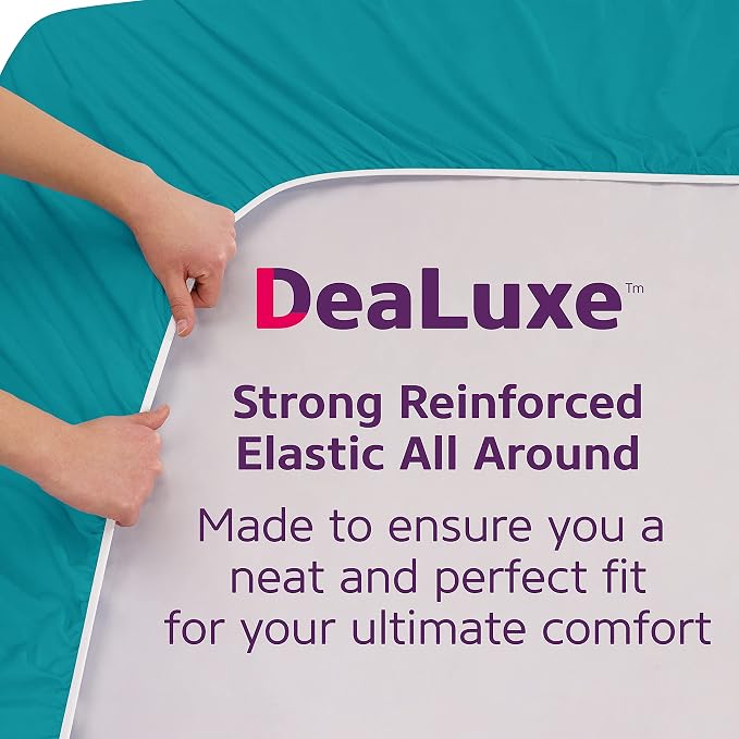 Deep Fitted Sheets King – King Size Fitted Sheet Only Deep Pocket – 21” King - Image 4