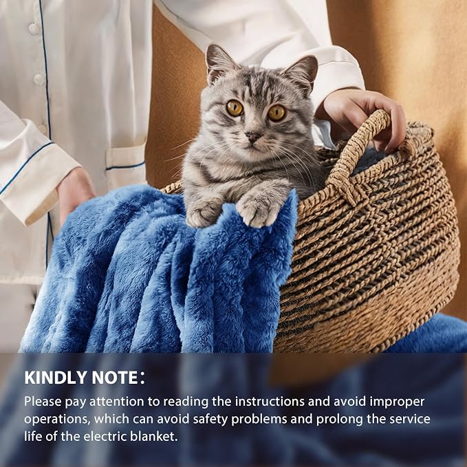 Homemate Electric Heated Blanket Queen Size - Image 6