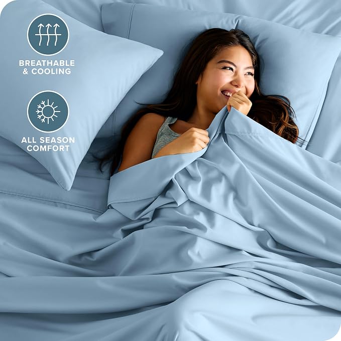 Bare Home Split Head Flex King Sheet Set - Image 4