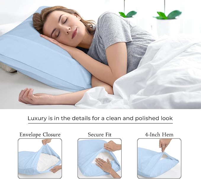 Royale Linens King Pillowcase Set of 2 - Image 7