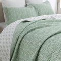 SahSahCasa Quilt Set King Size, 100% Cotton Quilt Bedding Set Bedspread by SahSahCasa