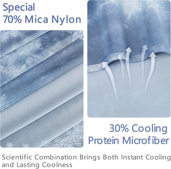 Topcee Cooling Blankets for Hot Sleepers, Arc-Chill Q-Max >0.5 Cool Fiber - Image 3
