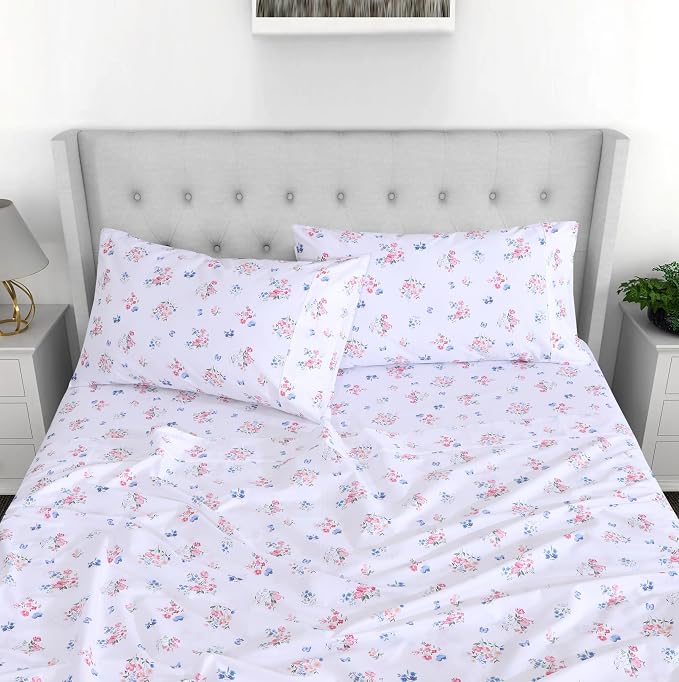 RUVANTI 100% Cotton Sheets – Split King Size Percale Bedding, Cooling & - Image 8