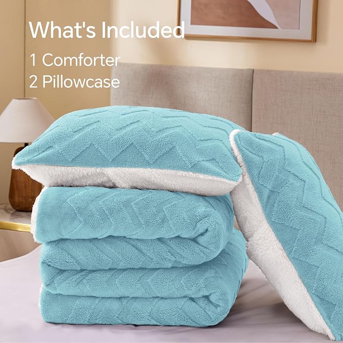 BEDELITE Fluffy Queen Comforter Set - Image 8