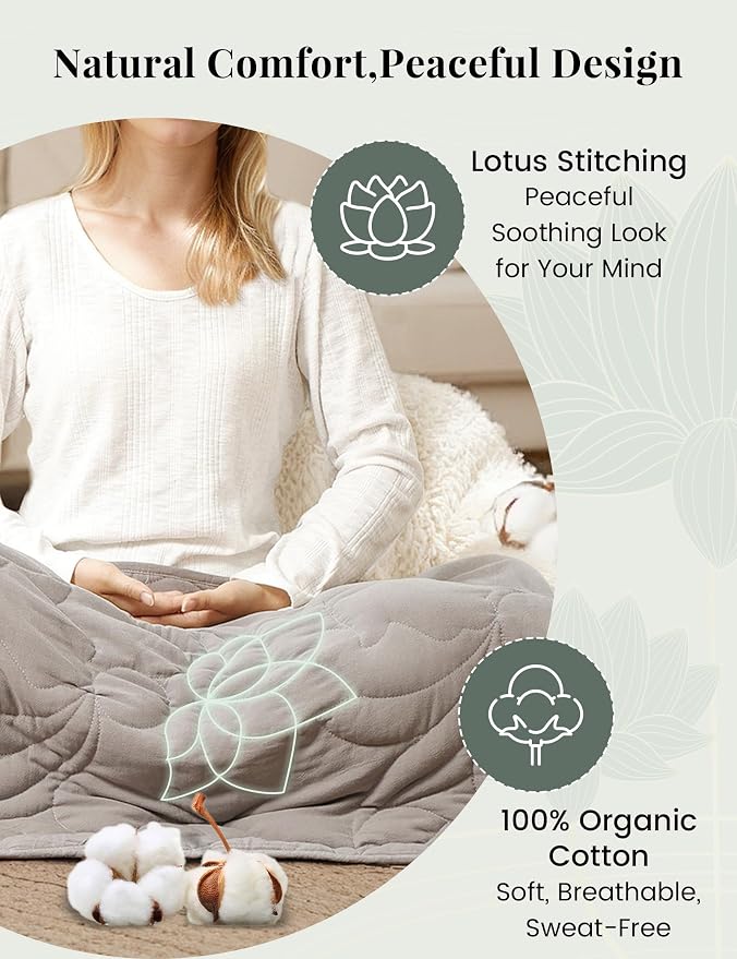 ZonLi Weighted Lap Blanket 5lbs - Image 2