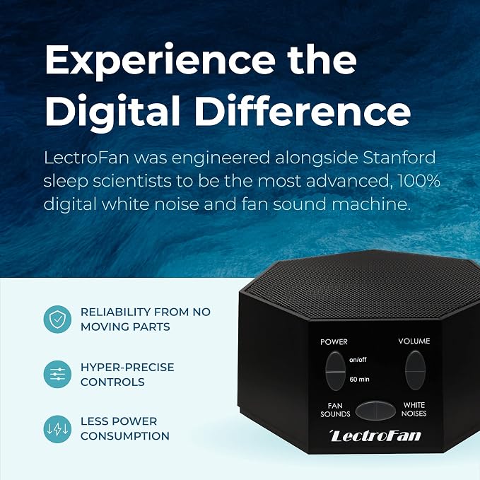 Adaptive Sound Technologies LectroFan Classic White Noise Machine - Image 2