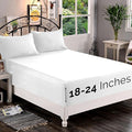 Elegant Comfort 1500 Premium Quality Fitted Sheet Ultra Soft 18-24 Inch Extra by ELEGANTCOMFORT