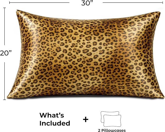 Pure Bedding Satin Pillowcase 2 Pack - Image 2