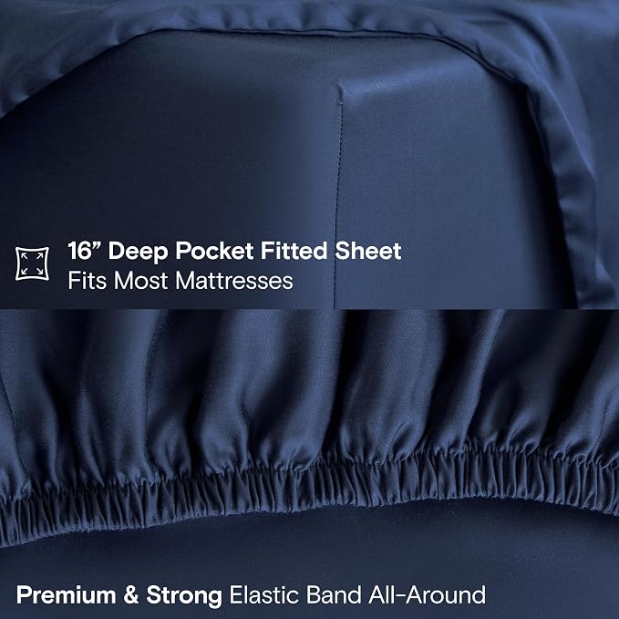 DOZ Sheet Set, 100% Viscose derived from Bamboo, Organically Grown, Buttery Soft - Image 5
