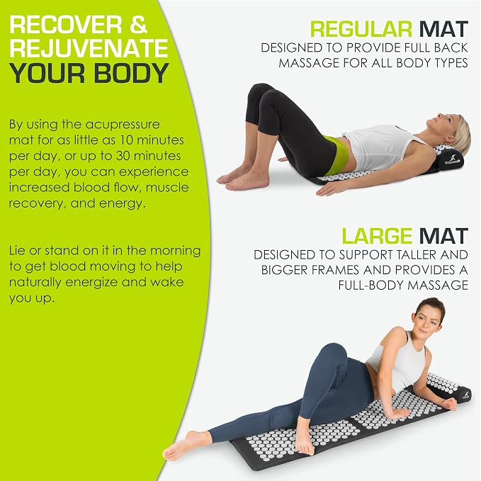 ProsourceFit Acupressure Mat and Pillow Set - Image 5