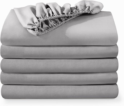 Bare Home 5-Pack Fitted Bottom Ultra-Soft Sheets King by BareHome
