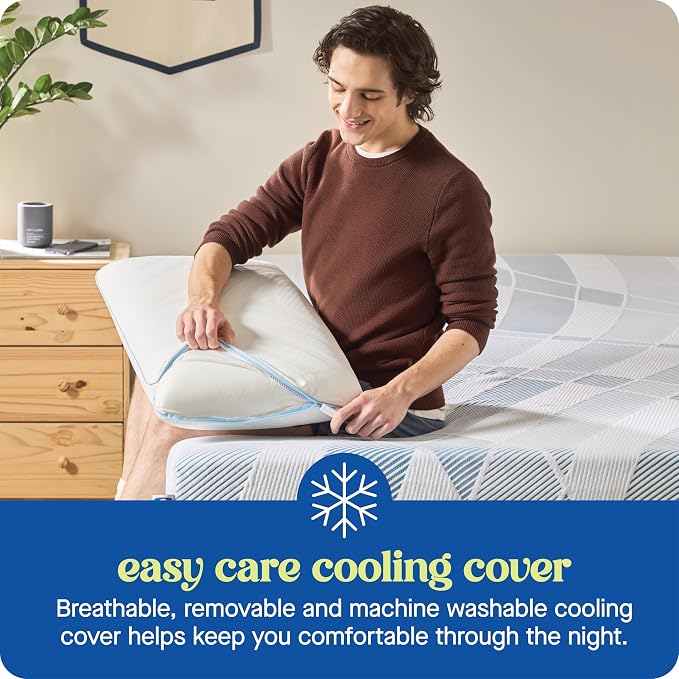 Sealy Dreamlife Queen Size Memory Foam Cooling Pillow - Image 8