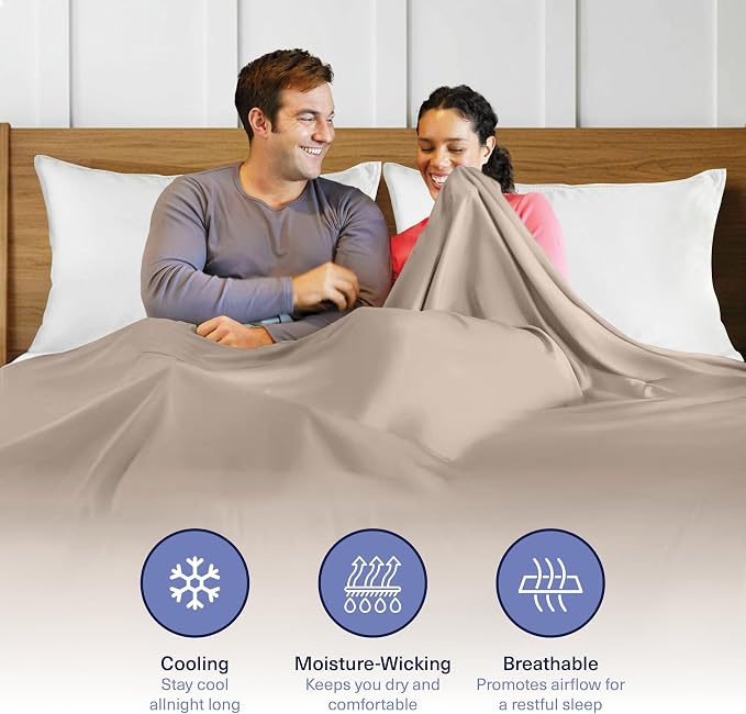 Kickoff Viscose Bamboo Pillowcase, 100% Organic Hidden Zippered Viscose Bamboo - Image 7